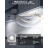 10” Under Cabinet Lighting, 68LEDS Motion Sensor Light Indoor, Rechargeable