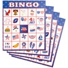 Iconikal 32 Player Bingo Game Set, Patriotic 4th of July