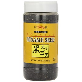 JFC Sesame Seeds, Black, 8-Ounce (Pack of 4)