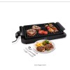 AIWA Watt Indoor Smokeless Grill 5 Temperature Settings Cleaning, Black