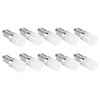 10Pcs 1.5W LED Candle Light Bulb Screw Socket Bulb Lamp