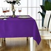 KAIPHO 2 Pack Purple Rectangle Tablecloth Waterproof Stain Resistant Wrinkle