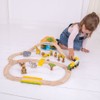 Bigjigs Rail Safari Train Set - 38 Play Pieces