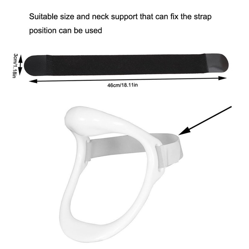 DeaHea 3 Pack Neck Brace Straps Replacement Hook and Loop