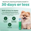 TropiClean Fresh Breath TripleFlex Toothbrush for Small & Medium Dogs