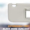Left Driver Right Passenger Side Gray Sun Visor fit for