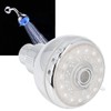 G1/2 Male Thread Shower Head Temperature Controlled 3 Color Changing