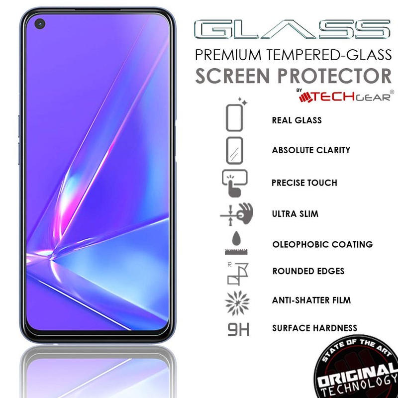 TECHGEAR 2 Pack of GLASS Edition for Oppo A72 /