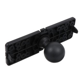 Operitacx 3 Stck. Halterung für Fischfinder Kajak Zubehör montieren Anschlüsse Tiefe Ball plat kanu zubehör universeller Fischfinderhalter -Fischfinderhalterung Kieselgel Black