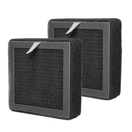 Nispira 3-in-1 True HEPA Carbon Filter Replacement Compatible with Osimo A2 Air Purifier, 2 Packs