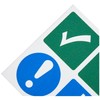 Seco Gas Mains Shut Off Valve Sign, 100mm x 75mm