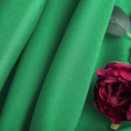 Ascoza 2pack 60x102 Inch Emerald Rectangular Tablecloth 6 Feet Table Cloth in Polyester Fabric for Wedding/Banquet/Restaurant/Parties