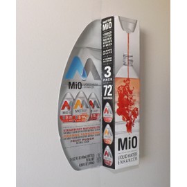 Mio Liquid Water Enhancer, Strawberry Watermelon, Fruit Punch and Orange Tangerine, 3 Count