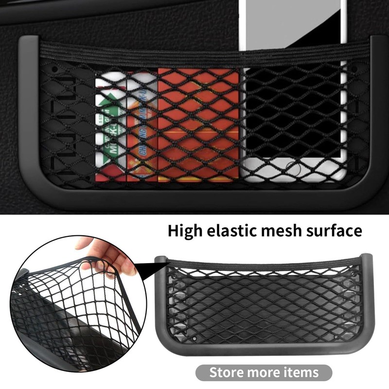 Yuaiosn Pack of 2 Car Storage Net, Luggage Net, Car