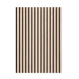 Acoustic Panels Acoustical Wall Panels Large Soundproof Panels 3D Fluted Sound Absorbing Panel with Wood Finish Acoustic Treatment for Recording Studio&Office Vertical (31.5*23.6*0.82in,WHITE OAK,4)