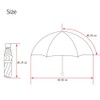 H・A・U 10002942 Parasol Folding Parasol for Rain or Shine, Lace,