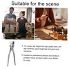 LALAFINA Professional Side Flush Pliers Steel Flat-Nose Pliers for Leather