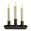 HOLIDAY PEAK Battery-Operated LED Triple Window Candle
