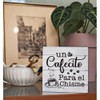 Qubereeree Stylish Coffee Bar Cafe Station Signs,Funny Spanish Decoration Sign
