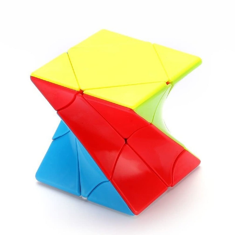 YUNTENG Cube Twist 3x3 Stickerelss Speed Cube Vivid Color Magic