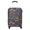 Explore Land Travel Luggage Cover Washable Suitcase Protector - Fits
