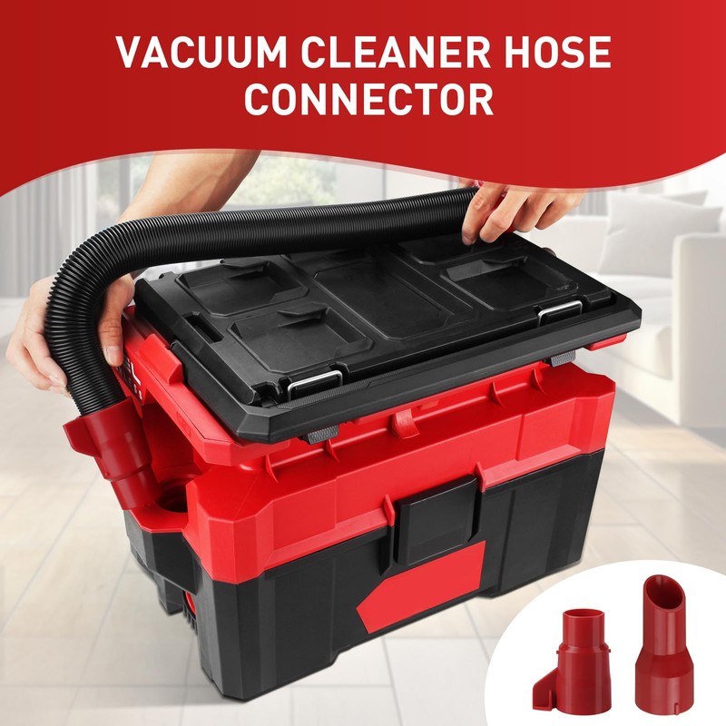 2 Pcs Vacuum Hose Adapter Fit forMilwaukee M18 0970-20 0880-20