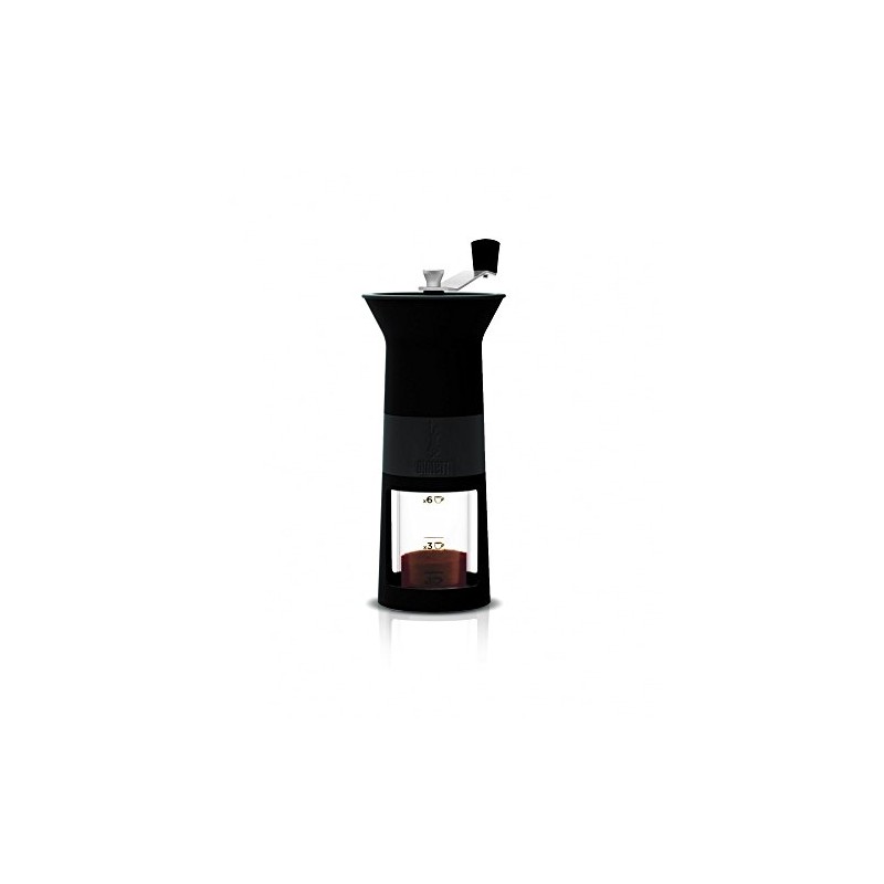 Bialetti DCDESIGN03 Espressokocher, Aluminium, Schwarz, 11, 5 x 8, 5