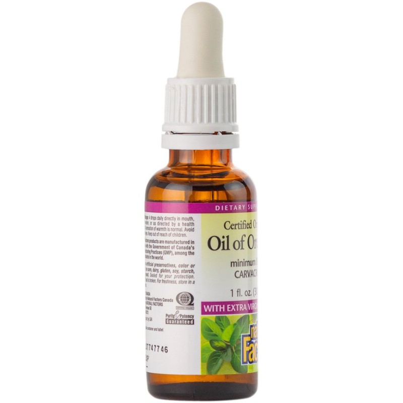 Natural Factors Natural Factors - Organic Oil of Oregano, 30