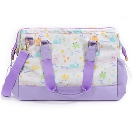 Milk&Moo Waterproof Diaper Tote Nappy Bag For Boys and Girls, Large