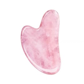 lynncollection Gua Sha Facial Tool, Rose Quartz Gua Sha Tool for Face Sculpting, Shaping, Reduce Puffiness, Tension Relief, Gua Sha Massage Tool for Face, Body