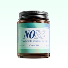 NOBS (No Bad Stuff) Toothpaste Tablets - Nano Hydroxyapatite, Fluoride & Plastic Free, Eco & Travel Friendly - Remineralize with NHA (3 Month)