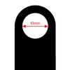 Made to Measure Do Not Disturb Hanging Door Knob Sign
