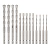 Gunpla Concrete Drill Bit Set, 13 Pieces, 0.12, 0.16, 0.24,