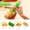 Vegetables Peeler Advanced Ceramic Peeler Plastic Handel-Sharp Rust Prevention -Set