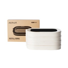 PETKIT 4 Packs Refill Ring for Purobot Ultra Auto-Packing Cat Litter Box,Replacement Waste Bag Rings for Purobot Ultra Self-Cleaning Cat Litter Box, Leak-proof Trash Bags