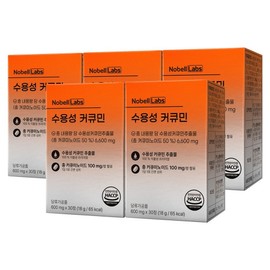 Nobel Labs high-potency water-soluble curcumin, 5 units, 30 tablets / 노벨랩스 고함량 수용성 커큐민, 5개, 30정