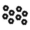 Baluue 8pcs Velour Hair Comfortable Elastic Ponytail Holders for Women