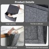 Fiacvrs Bedside Storage Pocket, Home Sofa Desk Bed Storage Bag,