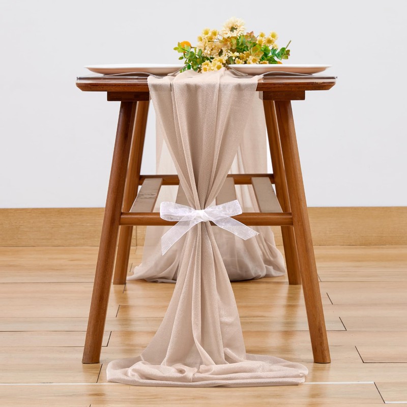 Wedding Arch Draping Fabric, 1 Panel 28" x 19Ft Deep