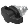 1 x Rotary Bolt for Padlock Switch Cabinet Black Toggle