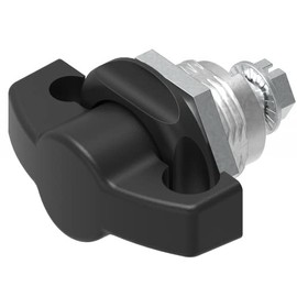 1 x Rotary Bolt for Padlock Switch Cabinet Black Toggle Handle Quarten Turn Padlock Locker Lock 1000-U429-1