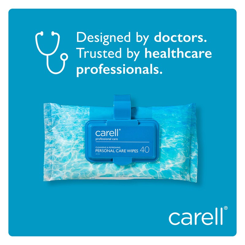 Carell Personal Care Wipes - Pack of 1 - 40