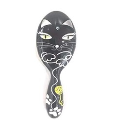 Pylones Ladypop Hairbrush Large Black Cat