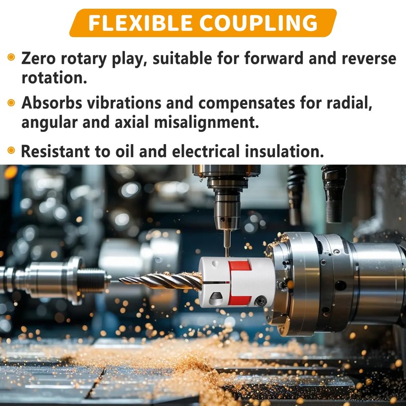 Shaft Coupling 14 mm to 14 mm Bore, L40 x