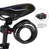Lumintrail Combination Bike Lock Cable - 6ft Bike Locks Heavy
