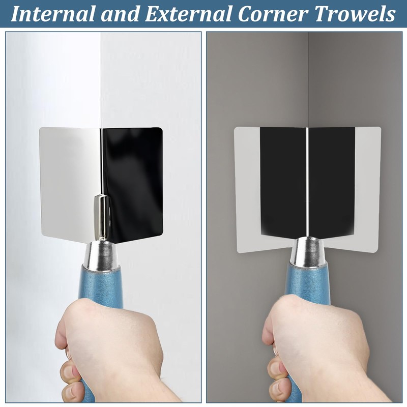 DAJAVE 2 Pack Drywall Corner Tool Set, 3 Inch Drywall