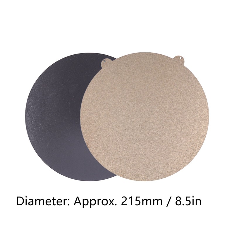Round Textured Flexible Spring Steel Plate with Magnetic Base Double