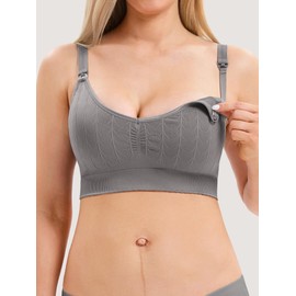 HBselect Nursing Bras for Breastfeeding Maternity Bra Women Seamless Pregnancy Wireless Sleep Bralette with Extra Extenders