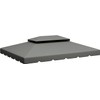 Outsunny 13' x 10' Gazebo Replacement Canopy, Gazebo Top Cover
