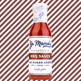 Mama's Yo Mama's Keto BBQ Sauce, Classic 3-Pack, 14 oz each- No Sugar, Low Carb, Vegan